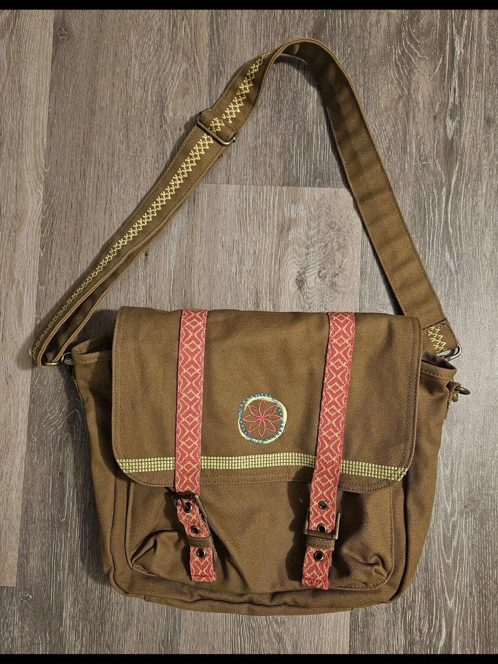 American Girl Brown Shoulder Messenger Bag